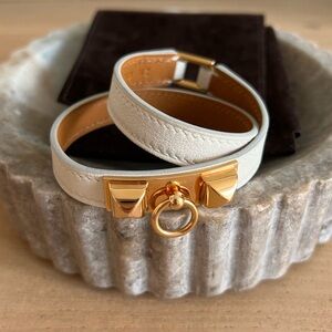 HERMES Rivale Double Tour bracelet